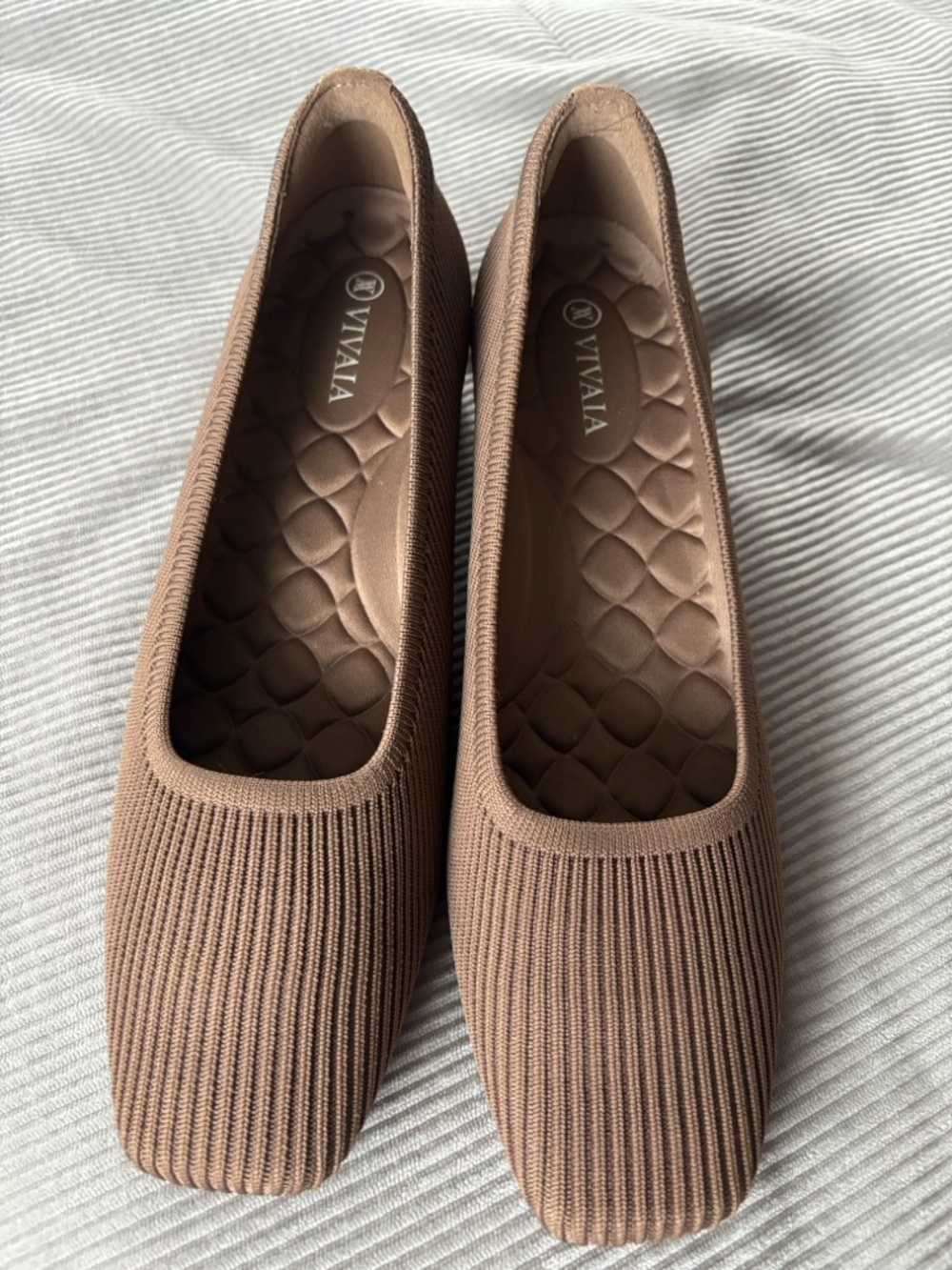 VIVAIA Melody Pro Square Toe Block Heels in Brown- size 40 - Picture 2 of 8